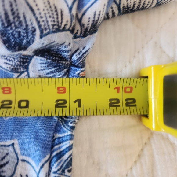 J. Jill Blue Floral Linen Blouse - Picture 5 of 7